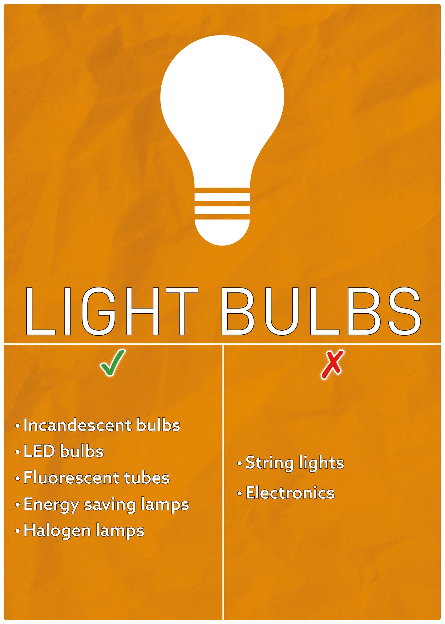 LIGHT BULBS