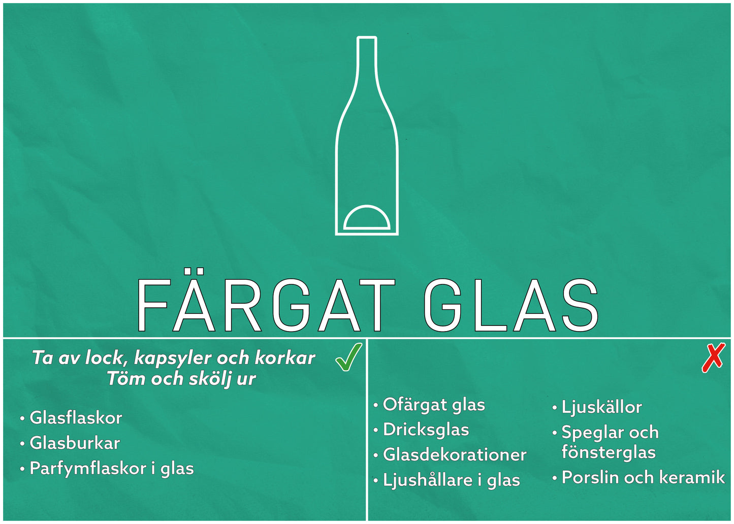 FÄRGAT GLAS