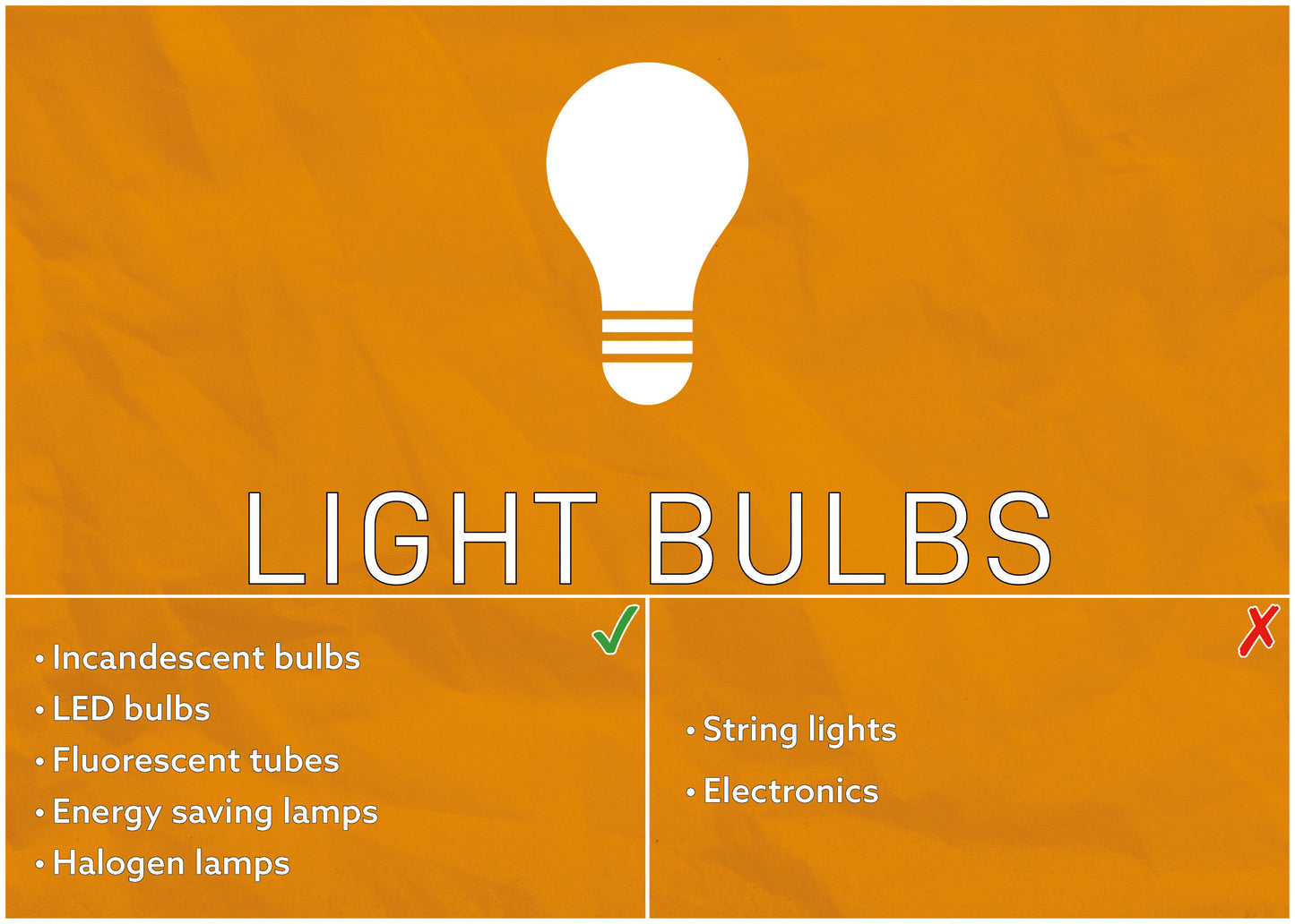 LIGHT BULBS