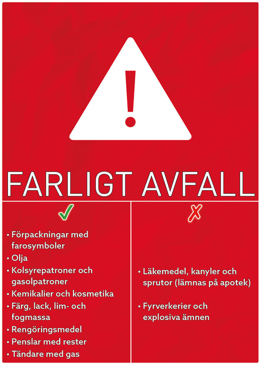 FARLIGT AVFALL