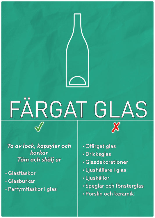 FÄRGAT GLAS