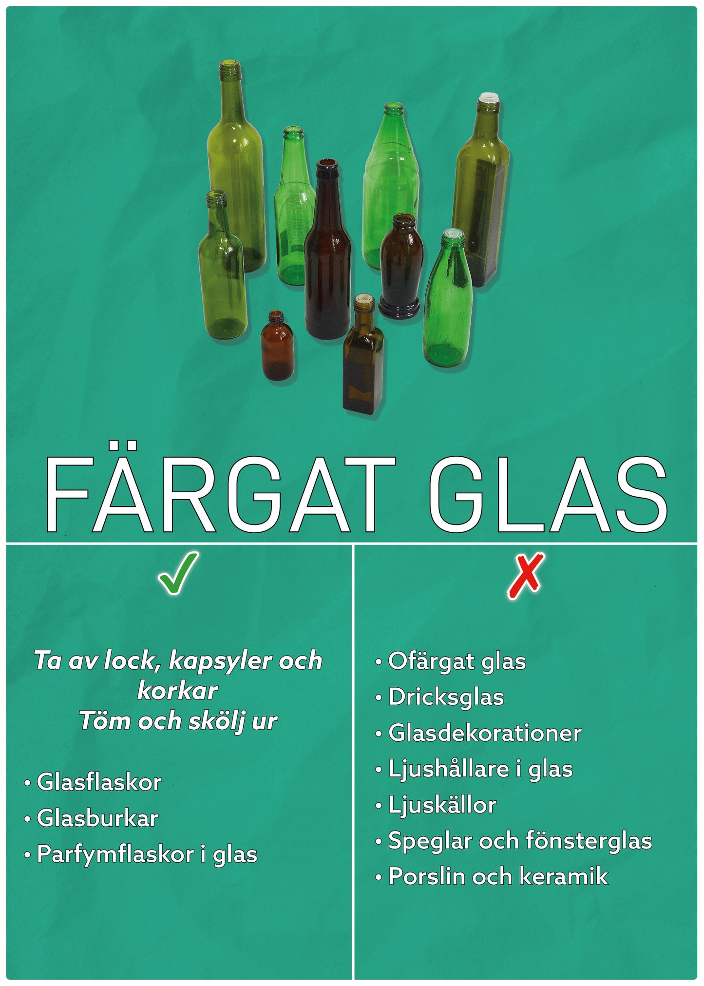 FÄRGAT GLAS