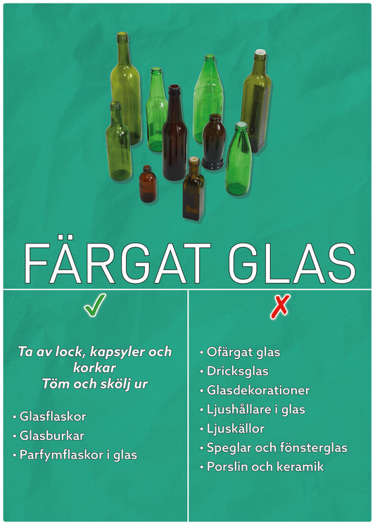 FÄRGAT GLAS