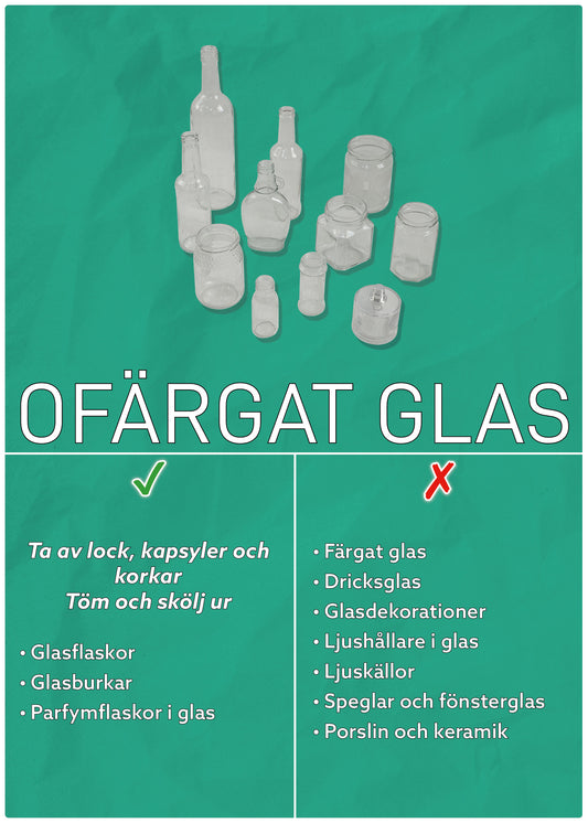 OFÄRGAT GLAS