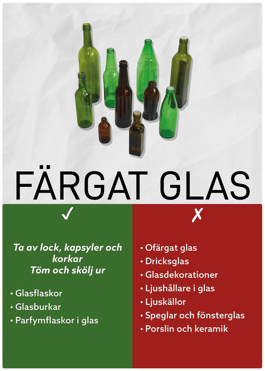 FÄRGAT GLAS