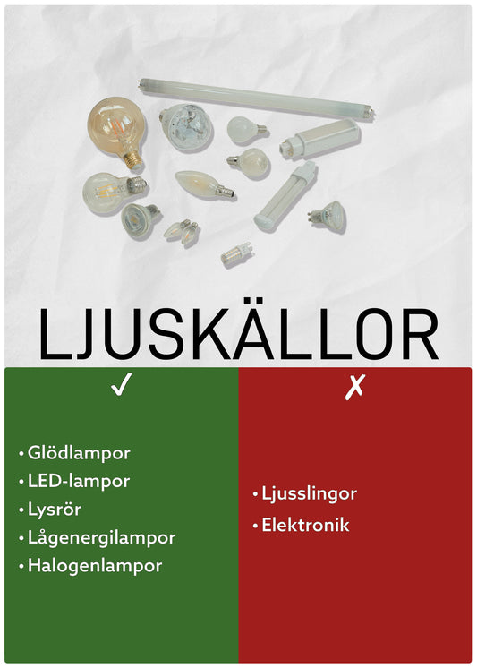 LJUSKÄLLOR